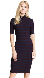 Three Dots Mock Neck Dress