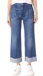 3x1 Shelter Pleated Crop Jeans