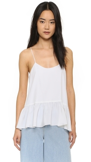 Tibi Strappy Ruffle Cami