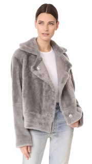 Tibi Shearling Aviator Jacket