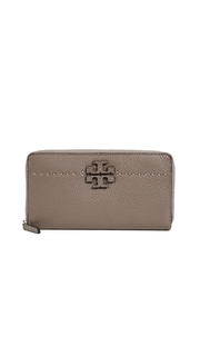 Tory Burch Mcgraw Zip Continental Wallet