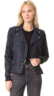 Veronica Beard Everly Combo Moto Jacket