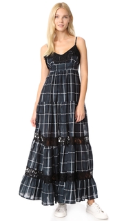 VETIVER Communication Breakdown Maxi Dress