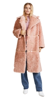 Vika Gazinskaya Oversized Faux Fur Coat