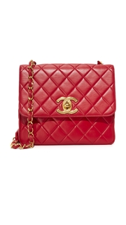 What Goes Around Comes Around Chanel CC Square Bag (Previously Owned)