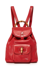 What Goes Around Comes Around Gucci Bamboo Backpack (Previously Owned)
