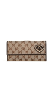 What Goes Around Comes Around Gucci Guccissima Canvas Wallet (Previously Owned)