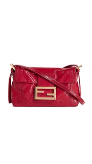 What Goes Around Comes Around Fendi Patent Baguette Bag (Previously Owned)