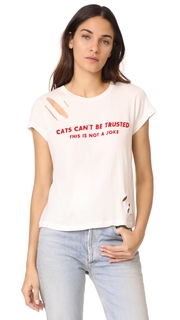 Wildfox Cats Cant Be Trusted Thrashed NO9 Tee
