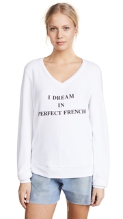 Wildfox Baggy V Neck Sweatshirt