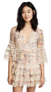 Zimmermann Lovelorn Floral Flutter Dress