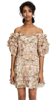 Zimmermann Painted Hearts Folds Dress