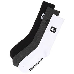 Носки средние Quiksilver 3 Crew Pack Assorted
