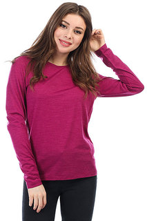 Термобелье (верх) женское Super Natural W Base Ls 175 Loganberry Melange