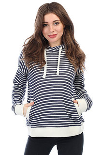 Толстовка кенгуру женская Roxy Shoalhoodstripe Dress Blues Friday