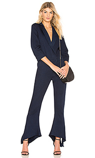 V neck tapered jumpsuit - Halston Heritage