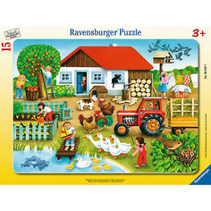 Пазл "Лето в деревне", 15 деталей, Ravensburger