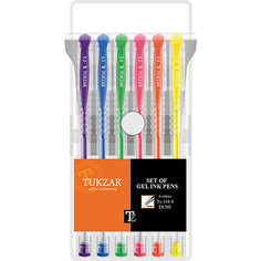 TUKZAR Набор ручек гелевых DUNE, 6 цветов, неоновые чернила