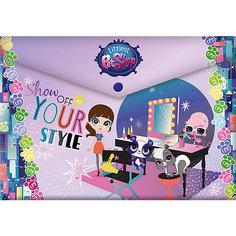 Папка-конверт А4 "Littlest Pet Shop" с застежкой Академия групп