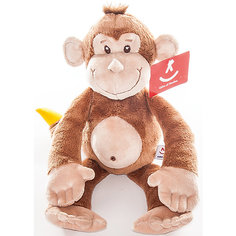 Мягкая игрушка "Обезьянка с бананом", 33 см., AURORA