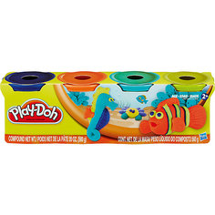 Пластилин в 4-х банках, #2, Play-Doh Hasbro