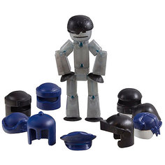 Фигурка с аксессуарами Шлемы, Stikbot, черные Zing