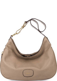 Кожаная сумка с одним отделом Dkny