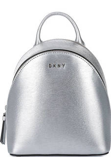 Маленький кожаный рюкзак со съемными лямками Dkny