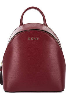 Маленький кожаный рюкзак со съемными лямками Dkny
