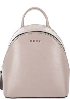 Маленький кожаный рюкзак со съемными лямками Dkny