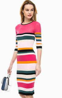 Трикотажное платье в полоску Pinko