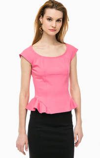 Однотонная блуза из вискозы Pinko