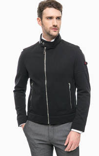 Черная куртка с воротником-стойкой Strellson