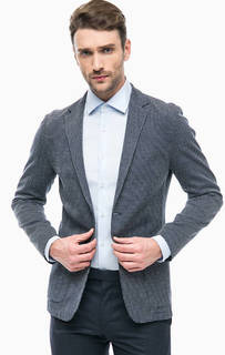 Пиджак из хлопка с накладными карманами Strellson