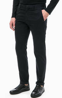 Черные брюки чиносы с отворотами Strellson