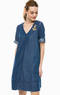 Короткое платье из денима Pennyblack