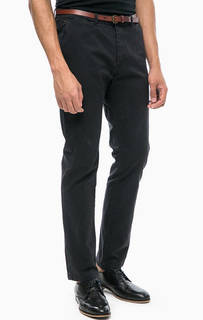 Черные хлопковые брюки чиносы Scotch&Soda