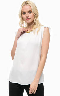 Белая шелковая блуза Michael Michael Kors