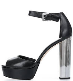 Кожаные босоножки на платформе и каблуке Michael Michael Kors