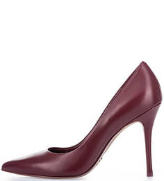 Бордовые туфли из натуральной кожи Michael Michael Kors