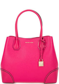 Кожаная сумка с тремя отделами Michael Michael Kors