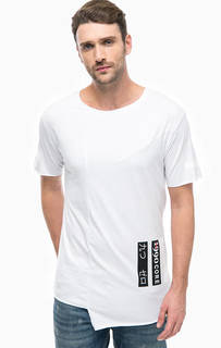 Белая футболка с необработанным краем Jack & Jones