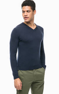 Синий джемпер из шерсти United Colors of Benetton