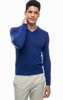 Синий джемпер из шерсти United Colors of Benetton
