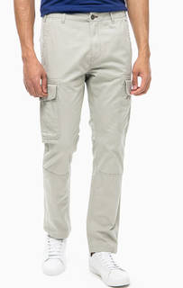Серые хлопковые брюки карго United Colors of Benetton