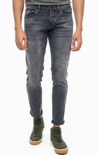 Серые зауженные джинсы Tommy Jeans