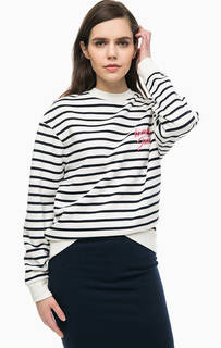 Хлопковый свитшот с вышивкой Tommy Jeans