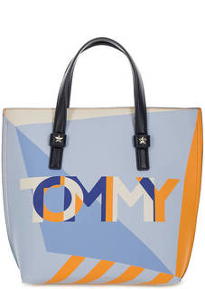 Сумка с короткими ручками и одним отделом Tommy Hilfiger