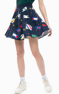 Короткая расклешенная юбка с карманами Tommy Hilfiger