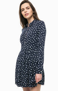 Платье из вискозы с расклешенной юбкой Tommy Jeans